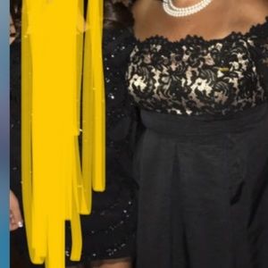 Eliza J off the shoulder